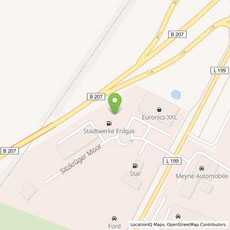 Standortübersicht der Strom (Elektro) Tankstelle: Vereinigte Stadtwerke GmbH in 23879, Mlln