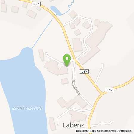Standortübersicht der Strom (Elektro) Tankstelle: Vereinigte Stadtwerke GmbH in 23898, Labenz