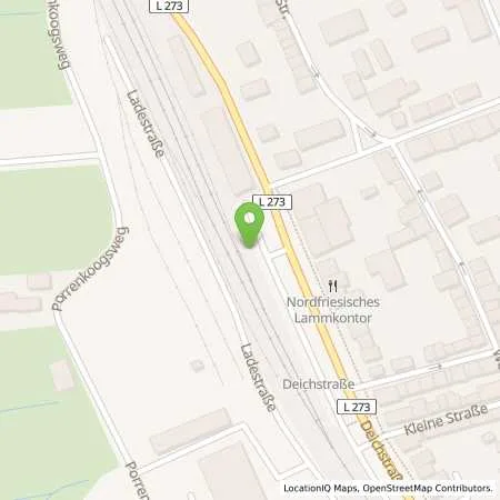 Standortübersicht der Tankstelle Allego GmbH in 25813 Husum