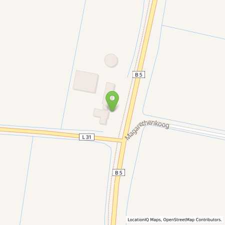 Standortübersicht der Strom (Elektro) Tankstelle: Stadtwerke Husum GmbH in 25813, Sdermarsch