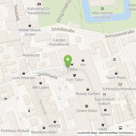 Standortübersicht der Tankstelle Stadtwerke Husum GmbH in 25813 Husum