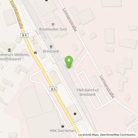 Standortübersicht der Tankstelle GP JOULE Connect GmbH in 25821 Bredstedt