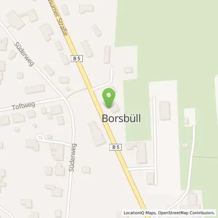 Standortübersicht der Tankstelle Charge-ON in 25821 Breklum