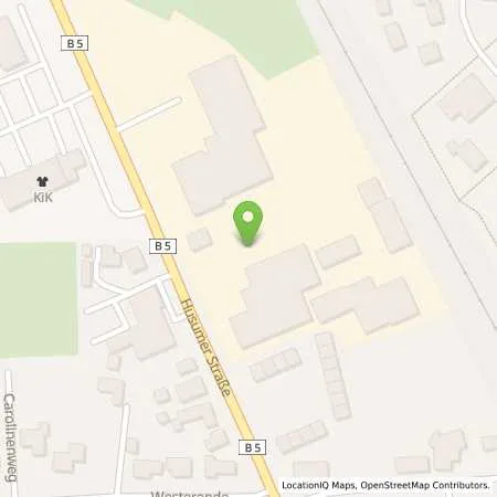 Standortübersicht der Tankstelle Hans Carstens GmbH in 25821 Breklum