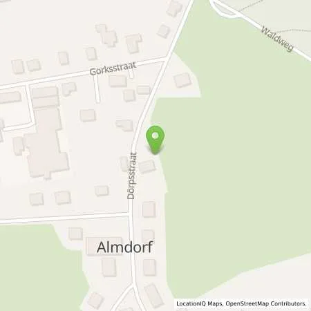 Standortübersicht der Tankstelle Privatperson in 25821 Almdorf