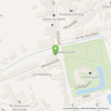 Standortübersicht der Tankstelle GP JOULE Connect GmbH in 25832 Tönning