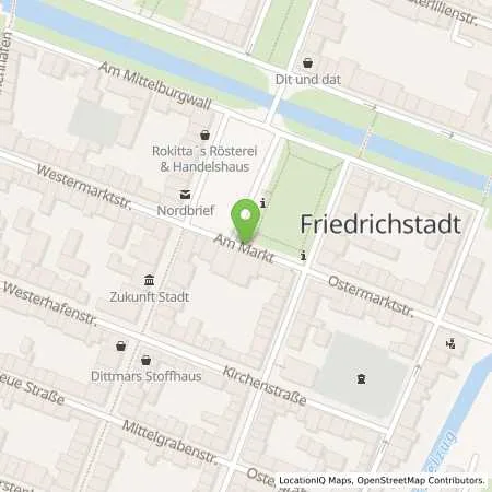 Standortübersicht der Tankstelle Eider-Treene-Sorge GmbH in 25840 Friedrichstadt