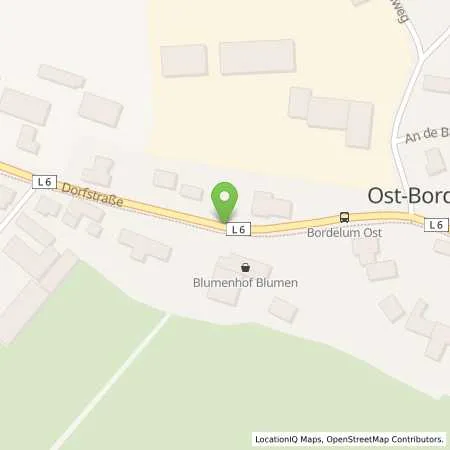 Standortübersicht der Tankstelle GP JOULE Connect GmbH in 25852 Bordelum