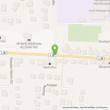 Standortübersicht der Tankstelle Eider-Treene-Sorge GmbH in 25884 Viöl