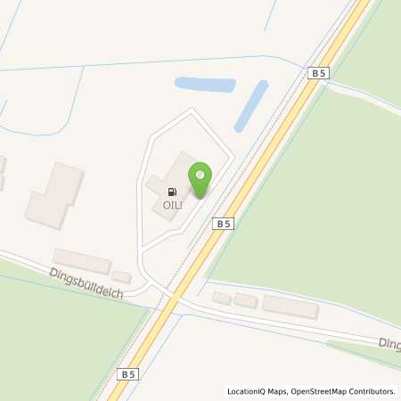 Standortübersicht der Strom (Elektro) Tankstelle: Stadtwerke Husum GmbH in 25889, Witzwort