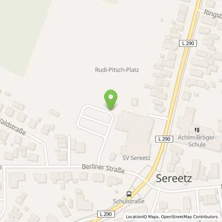 Standortübersicht der Tankstelle Hansewerk AG in 23611 Sereetz