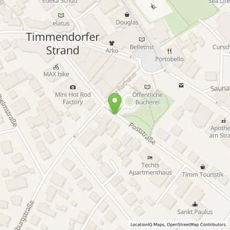 Standortübersicht der Tankstelle innogy SE in 23669 Timmendorfer Strand