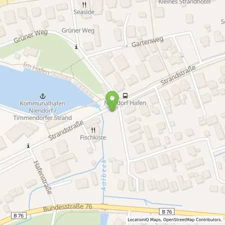 Standortübersicht der Tankstelle innogy SE in 23669 Timmendorfer Strand