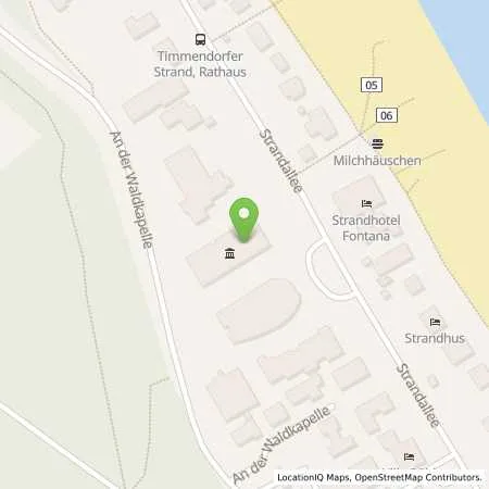 Standortübersicht der Tankstelle innogy SE in 23669 Timmendorfer Strand
