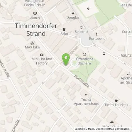 Standortübersicht der Tankstelle innogy SE in 23669 Timmendorfer Strand