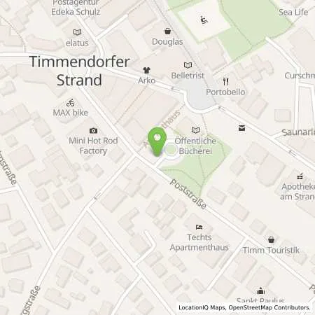 Standortübersicht der Tankstelle innogy SE in 23669 Timmendorfer Strand
