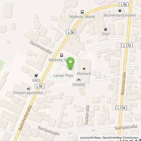 Standortübersicht der Tankstelle Stadtwerke Eutin GmbH in 23714 Malente