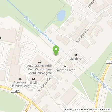 Standortübersicht der Tankstelle Heinrich Berg e.K. in 23758 Oldenburg in Holstein