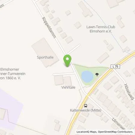 Standortübersicht der Tankstelle Stadtwerke Elmshorn in 25335 Elmshorn