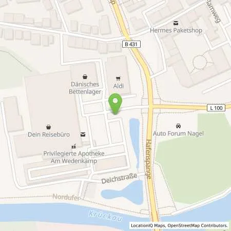 Standortübersicht der Tankstelle Stadtwerke Elmshorn in 25335 Elmshorn