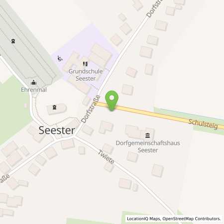 Standortübersicht der Strom (Elektro) Tankstelle: Stadtwerke Elmshorn in 25370, Seester