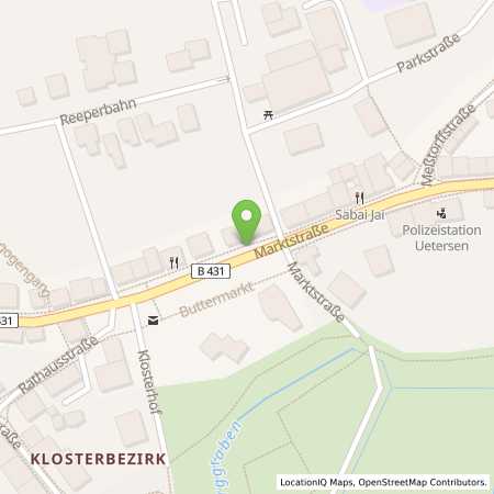 Standortübersicht der Strom (Elektro) Tankstelle: Stadtwerke Uetersen GmbH in 25436, Uetersen