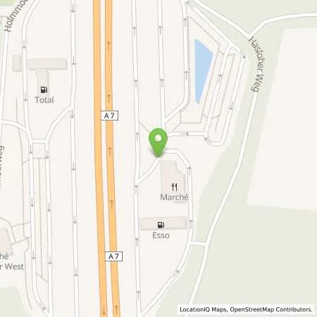 Standortübersicht der Tankstelle Mer Germany GmbH in 25451 Quickborn