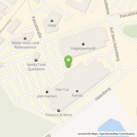 Standortübersicht der Tankstelle CLEVER A/S in 25451 Quickborn