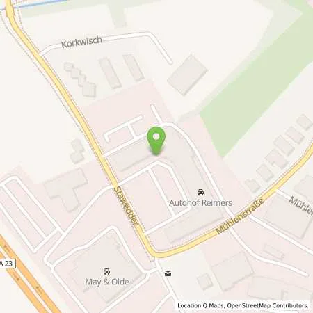 Standortübersicht der Tankstelle Autohof Reimers GmbH in 25462 Rellingen