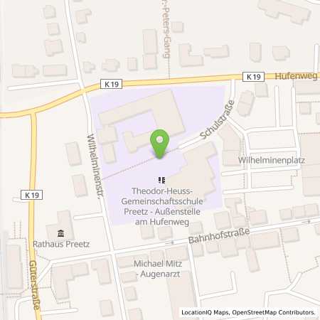 Standortübersicht der Strom (Elektro) Tankstelle: Stadtwerke Kiel AG in 24211, Preetz