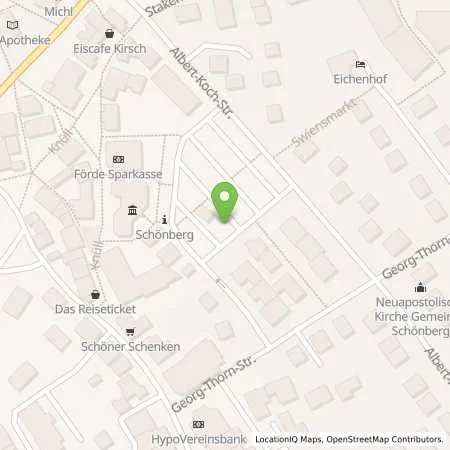 Standortübersicht der Tankstelle Stadtwerke Kiel AG in 24217 Schönberg