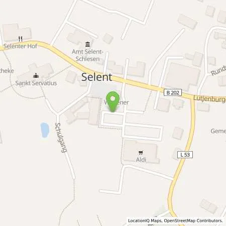 Standortübersicht der Tankstelle Stadtwerke Husum GmbH in 24238 Selent