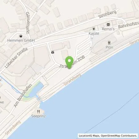 Standortübersicht der Tankstelle Stadtwerke Plön Versorgungs GmbH in 24306 Plön