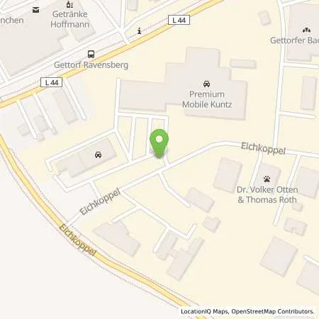 Standortübersicht der Tankstelle Premium Mobile Kuntz GmbH in 24214 Gettorf