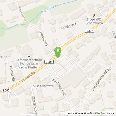 Standortübersicht der Tankstelle Stadtwerke Kiel AG in 24220 Flintbek