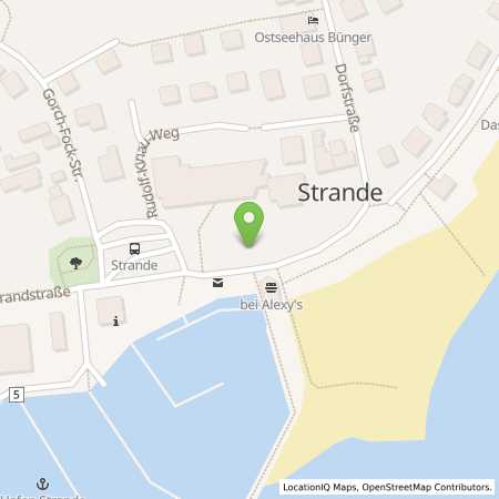 Standortübersicht der Strom (Elektro) Tankstelle: Stadtwerke Kiel AG in 24229, Strande