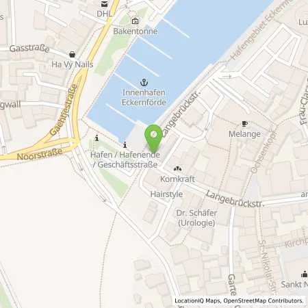 Standortübersicht der Tankstelle Stadtwerke Eckernförde GmbH in 24340 Eckernförde