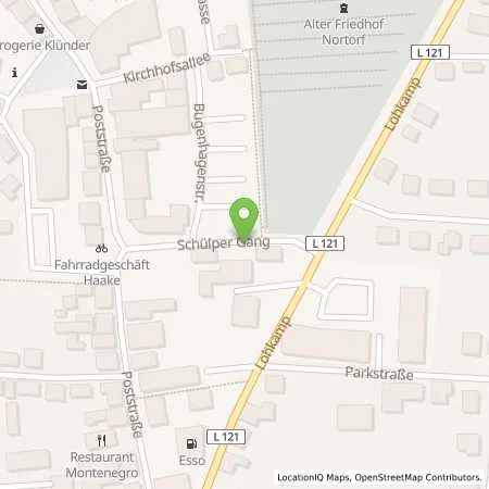 Standortübersicht der Tankstelle Stadtwerke Nortorf AöR in 24589 Nortorf