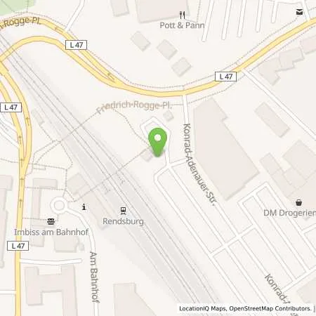 Standortübersicht der Tankstelle Stadtwerke Rendsburg GmbH in 24768 Rendsburg
