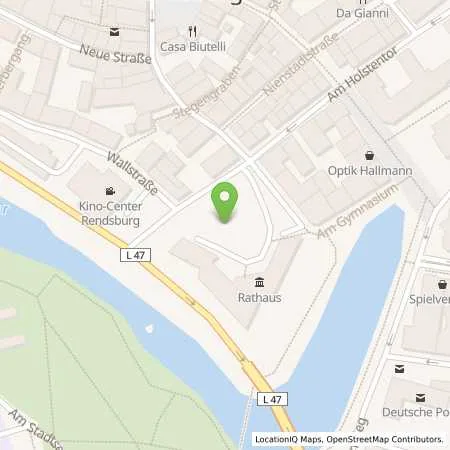 Standortübersicht der Tankstelle Stadtwerke Rendsburg GmbH in 24768 Rendsburg