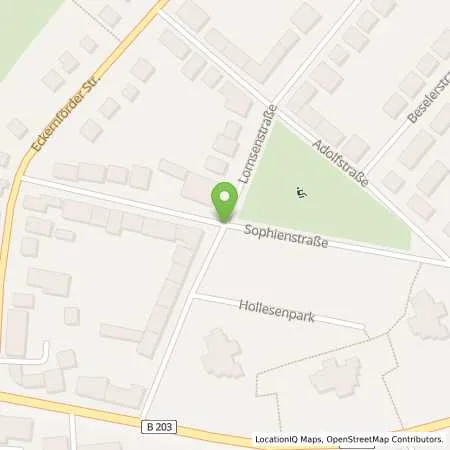 Standortübersicht der Tankstelle Stadtwerke Rendsburg GmbH in 24768 Rendsburg