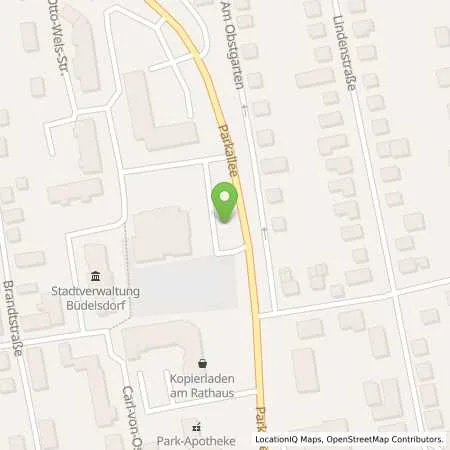 Standortübersicht der Tankstelle Stadtwerke Rendsburg GmbH in 24782 Büdelsdorf