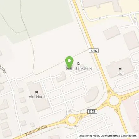 Standortübersicht der Tankstelle CLEVER A/S in 24783 Osterrönfeld