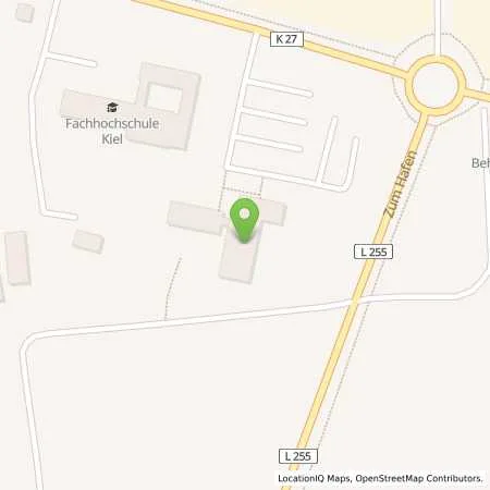 Standortübersicht der Tankstelle Berufsbildungszentrum am Nord-Ostsee- Kanal AöR in 24783 Osterrönfeld