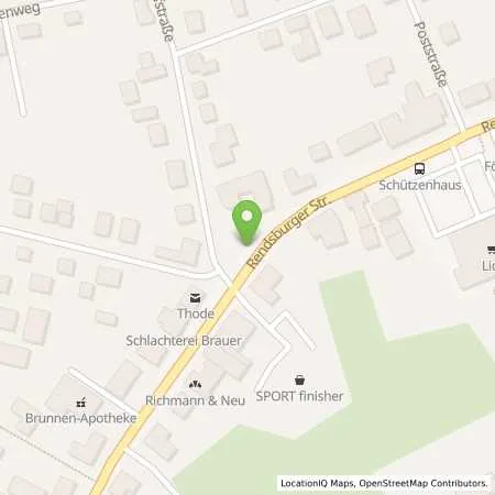 Standortübersicht der Tankstelle Eider-Treene-Sorge GmbH in 24787 Fockbek