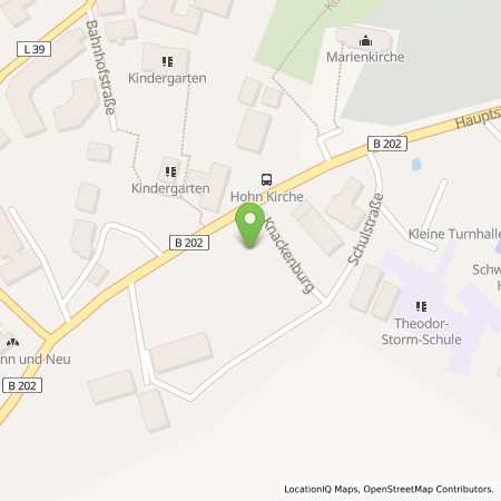 Standortübersicht der Strom (Elektro) Tankstelle: Hansewerk AG in 24806, Hohn