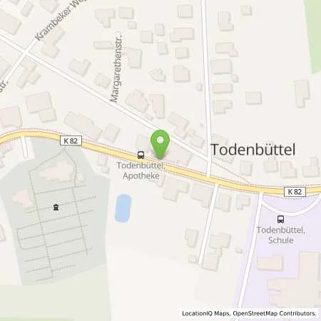 Standortübersicht der Tankstelle Top-Kauf Butenschön in 24819 Todenbüttel