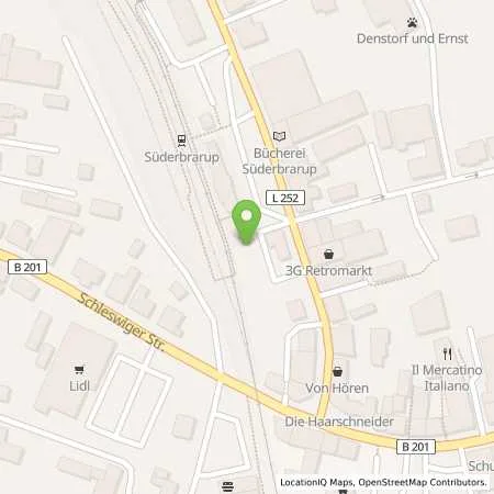 Standortübersicht der Tankstelle Gemeinde Süderbrarup, Gebietskörperschaft in 24392 Süderbrarup