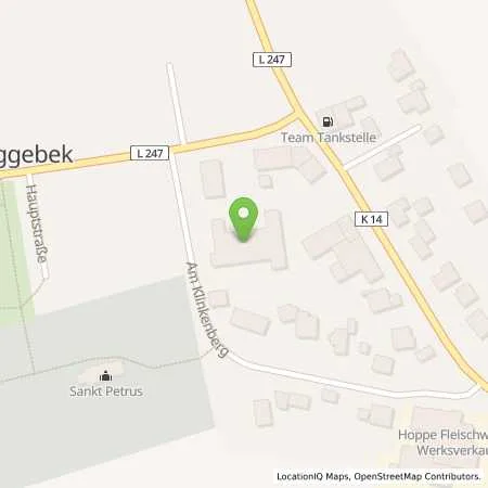 Standortübersicht der Tankstelle Eider-Treene-Sorge GmbH in 24852 Eggebek