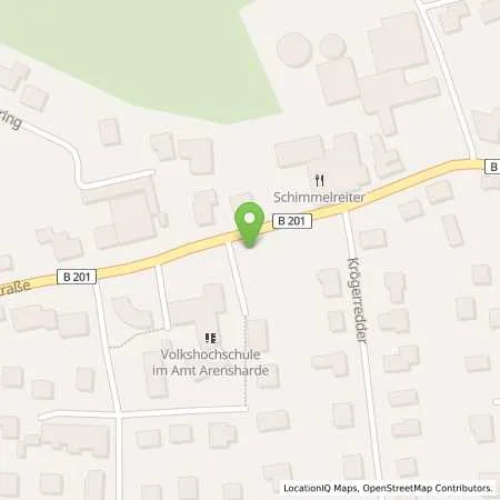 Standortübersicht der Tankstelle Gemeinde Silberstedt in 24887 Silberstedt